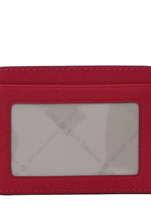 Michael Kors Red Leather Cardholder Front Logo Document Holder - XLchoice