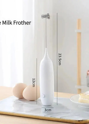 1PC Battery Model Handheld Egg Beater Froth Mixer Kitchen Automatic Coffee Milk Foaming Mixer Kitchen Whisk Tools - xlchoice.com