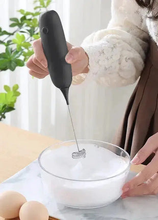 1PC Battery Model Handheld Egg Beater Froth Mixer Kitchen Automatic Coffee Milk Foaming Mixer Kitchen Whisk Tools - xlchoice.com