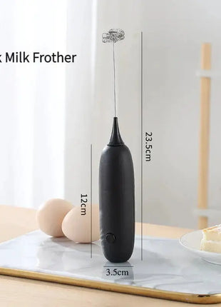 1PC Battery Model Handheld Egg Beater Froth Mixer Kitchen Automatic Coffee Milk Foaming Mixer Kitchen Whisk Tools - xlchoice.com