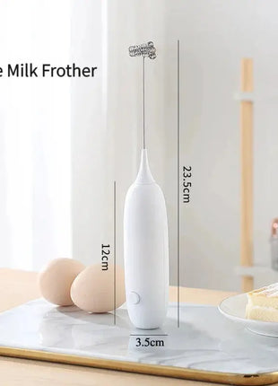 1PC Battery Model Handheld Egg Beater Froth Mixer Kitchen Automatic Coffee Milk Foaming Mixer Kitchen Whisk Tools - xlchoice.com