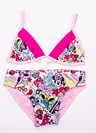 Minnie Mouse Girls Swimsuit - Two-Piece - Light Pink - 122 - xlchoice.com