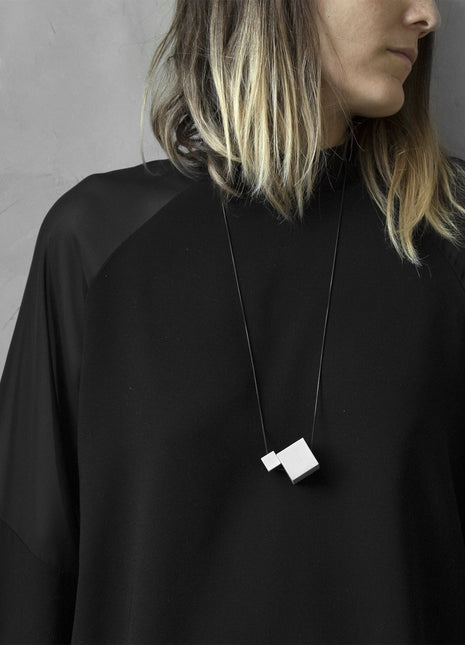 MODULODUE – Geometric Necklace | Handmade Minimalist Jewelry - XLchoice