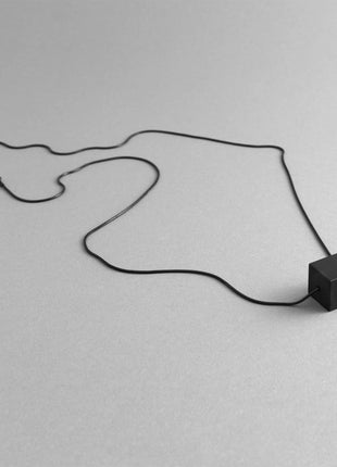 MODULOUNO – Geometric Cube Necklace | Handmade Minimalist Jewelry-0