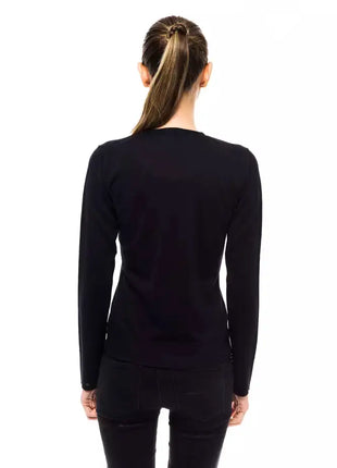 Montana Blu Blue Wool Women Sweater - xlchoice.com