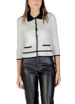 Morgan De Toi Black And White Viscose Sweatshirt - XLchoice