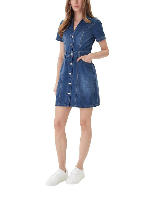 Morgan De Toi Blue Cotton Midi Dress - XLchoice