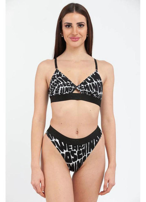 Moschino Black Cotton Bikini - XLchoice
