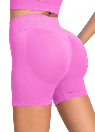 NCLAGEN Seamless Shorts 4.5" Gym Shorts Woman Scrunch Butt Fitness Sports Short Workout Seamless Leggings Running Yoga-bottoms - xlchoice.com