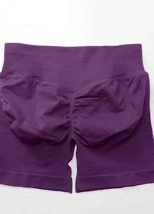 NCLAGEN Seamless Shorts 4.5" Gym Shorts Woman Scrunch Butt Fitness Sports Short Workout Seamless Leggings Running Yoga-bottoms - xlchoice.com
