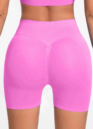 NCLAGEN Seamless Shorts 4.5" Gym Shorts Woman Scrunch Butt Fitness Sports Short Workout Seamless Leggings Running Yoga-bottoms - xlchoice.com