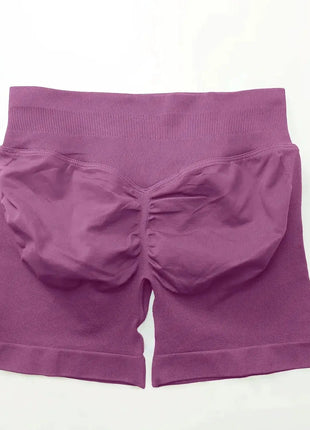 NCLAGEN Seamless Shorts 4.5" Gym Shorts Woman Scrunch Butt Fitness Sports Short Workout Seamless Leggings Running Yoga-bottoms - xlchoice.com