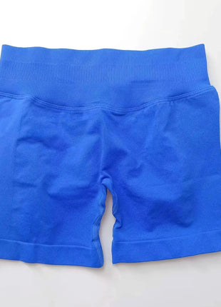 NCLAGEN Seamless Shorts 4.5" Gym Shorts Woman Scrunch Butt Fitness Sports Short Workout Seamless Leggings Running Yoga-bottoms - xlchoice.com
