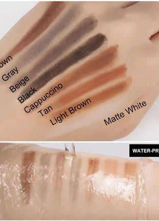 1PC Eyebrow Pencil Waterproof Microblading Eyebrow Pen Tint Tattoo Eyebrows Makeup 6 Colors Natural Long Lasting Eye Brow Pencil - xlchoice.com