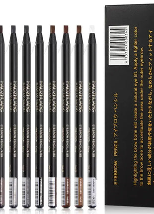 1PC Eyebrow Pencil Waterproof Microblading Eyebrow Pen Tint Tattoo Eyebrows Makeup 6 Colors Natural Long Lasting Eye Brow Pencil - xlchoice.com