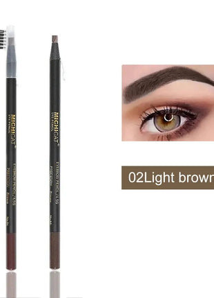 1PC Eyebrow Pencil Waterproof Microblading Eyebrow Pen Tint Tattoo Eyebrows Makeup 6 Colors Natural Long Lasting Eye Brow Pencil - xlchoice.com