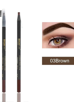 1PC Eyebrow Pencil Waterproof Microblading Eyebrow Pen Tint Tattoo Eyebrows Makeup 6 Colors Natural Long Lasting Eye Brow Pencil - xlchoice.com