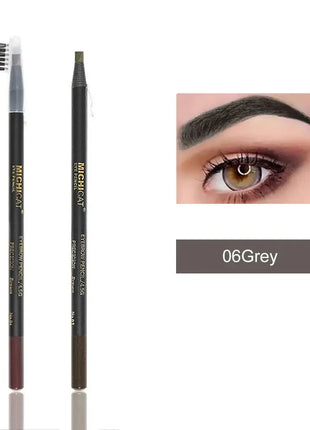 1PC Eyebrow Pencil Waterproof Microblading Eyebrow Pen Tint Tattoo Eyebrows Makeup 6 Colors Natural Long Lasting Eye Brow Pencil - xlchoice.com