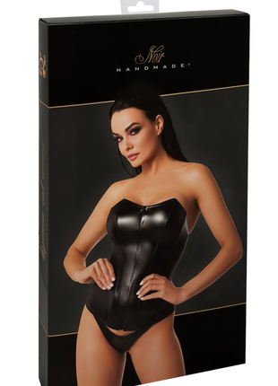 F334 wetlook-corsagetop - 6XL - XLchoice