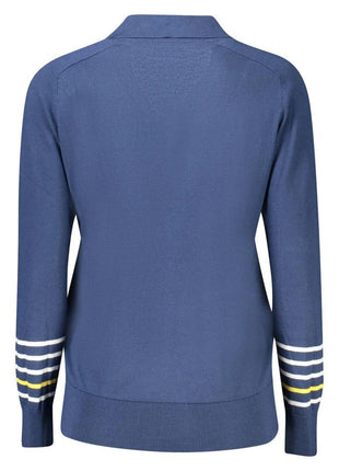 North Sails Blue Viscose Women Sweater - XLchoice