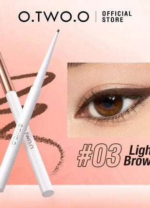 O.TWO.O Eyeliner Pencil Liquid Eye Liner Waterproof Smudge Proof Quick Drying 12 Hour Wear Ultra Fine Black Eyeliner for Arrows - xlchoice.com