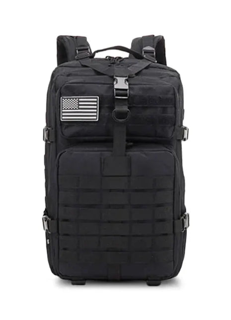 45L Tactical Assault Backpack – Waterproof Outdoor Rucksack Black - xlchoice.com