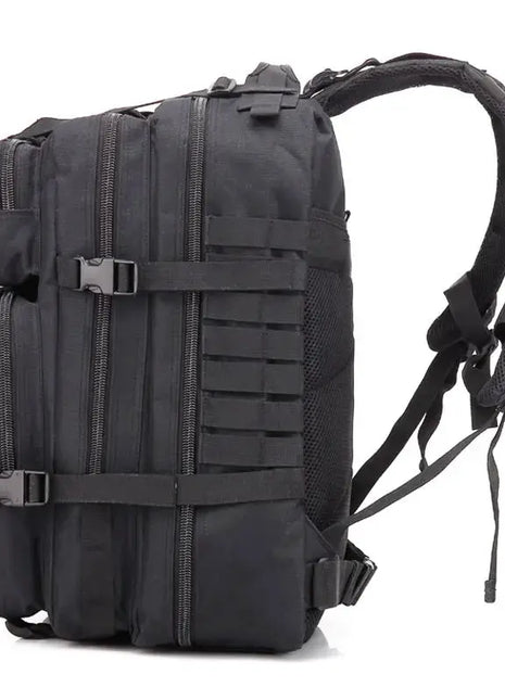 45L Tactical Assault Backpack – Waterproof Outdoor Rucksack Black - xlchoice.com