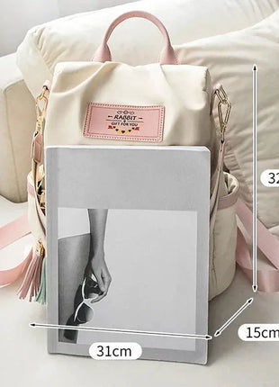 Premium Women's Large Capacity Shoulder Bag with Oxford Cloth-1