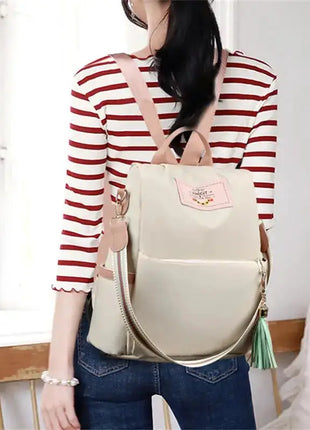 Premium Women's Large Capacity Shoulder Bag with Oxford Cloth-2