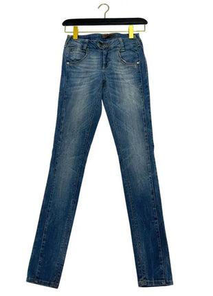 Object Blue Cotton Women's Jean - xlchoice.com