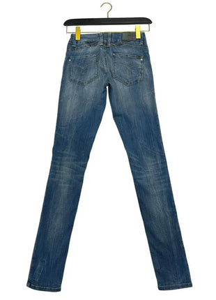 Object Blue Cotton Women's Jean - xlchoice.com