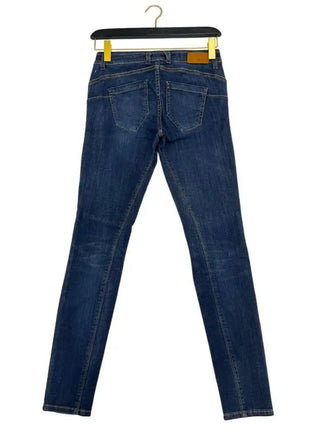 Object Blue Cotton Women's Jeans - xlchoice.com