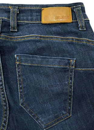 Object Blue Cotton Women's Jeans - xlchoice.com