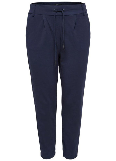 Only Blue Viscose Blend Baggy Casual Jogger Pants For Women With Soft Stretch Comfort Fit - XLchoice