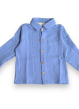 Organic Shadow Blue Shirt - XLchoice