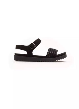 Péché Originel Black Textile Women Sandal - xlchoice.com