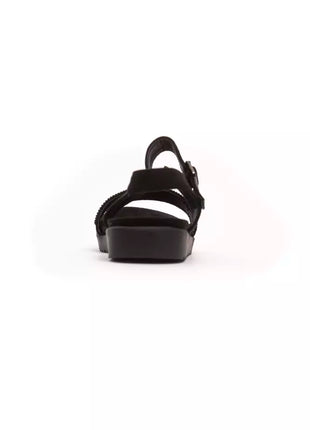 Péché Originel Black Textile Women Sandal - xlchoice.com
