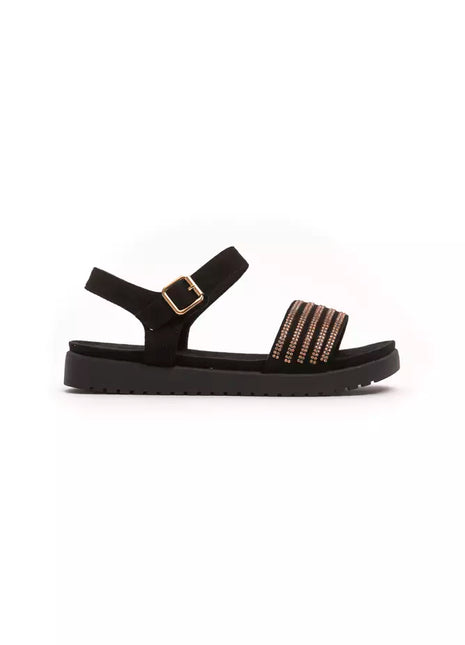 Péché Originel Gold Textile Women Sandal - xlchoice.com
