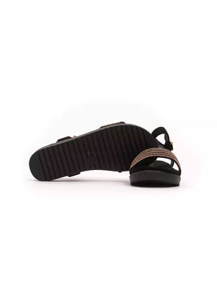 Péché Originel Gold Textile Women Sandal - xlchoice.com
