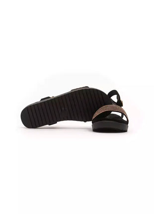 Péché Originel Gold Textile Women Sandal - xlchoice.com