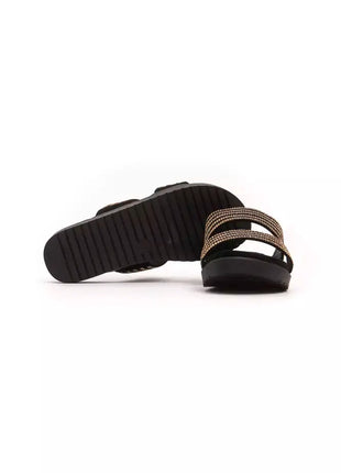 Péché Originel Gold Textile Women Sandal - xlchoice.com