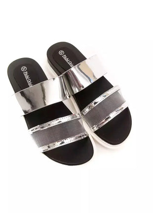 Péché Originel Silver Polyethylene Women Sandal - xlchoice.com