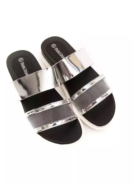 Péché Originel Silver Polyethylene Women Sandal - xlchoice.com