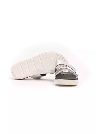 Péché Originel Silver Polyethylene Women Sandal - xlchoice.com