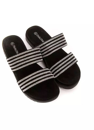 Péché Originel Silver Textile Women Sandal - xlchoice.com