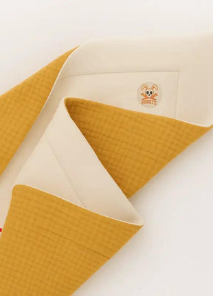 couverture en coton bio rex papate double face honey miel bebe GOTS
