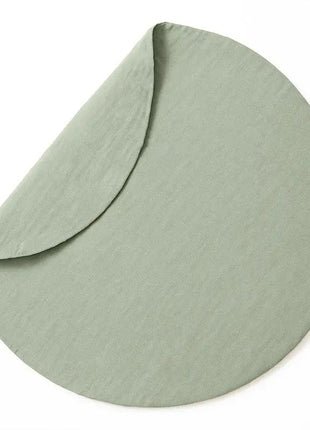 tapis eveil vert en coton bio papate