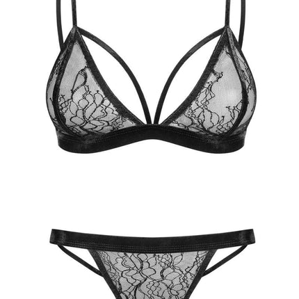 060718 Set aus Bralette Spitze und String - XL (BH 75E/80D & Panty 42)
