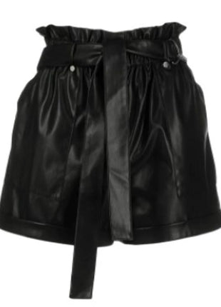 Patrizia Pepe Black Polyethylene Shorts - XLchoice