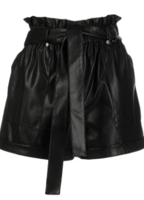 Patrizia Pepe Black Polyethylene Shorts - XLchoice